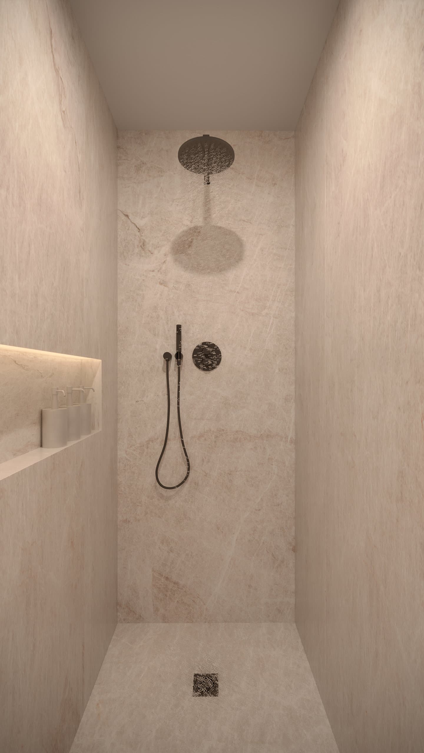 Badezimmer Innenvisualisierung