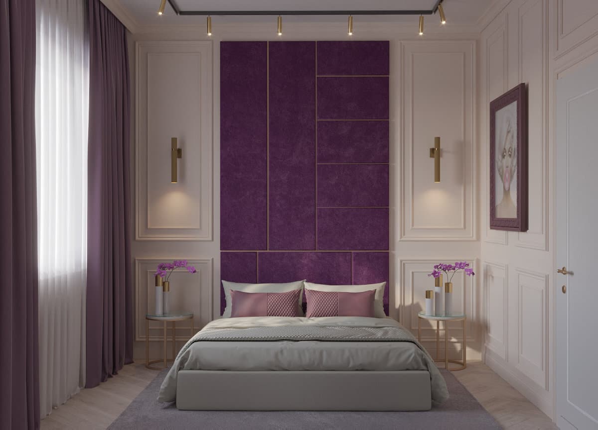 Schlafzimmer Innenvisualisierung