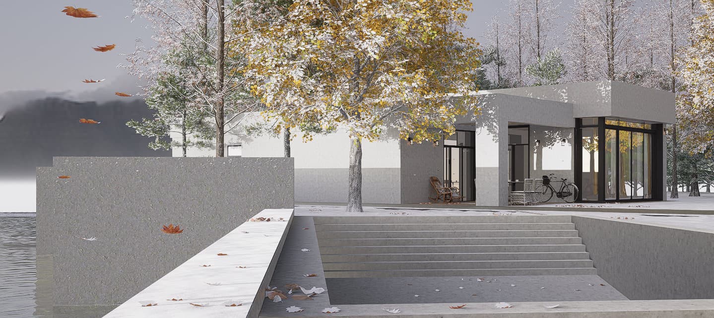 Privatimmobilie Außenvisualisierung