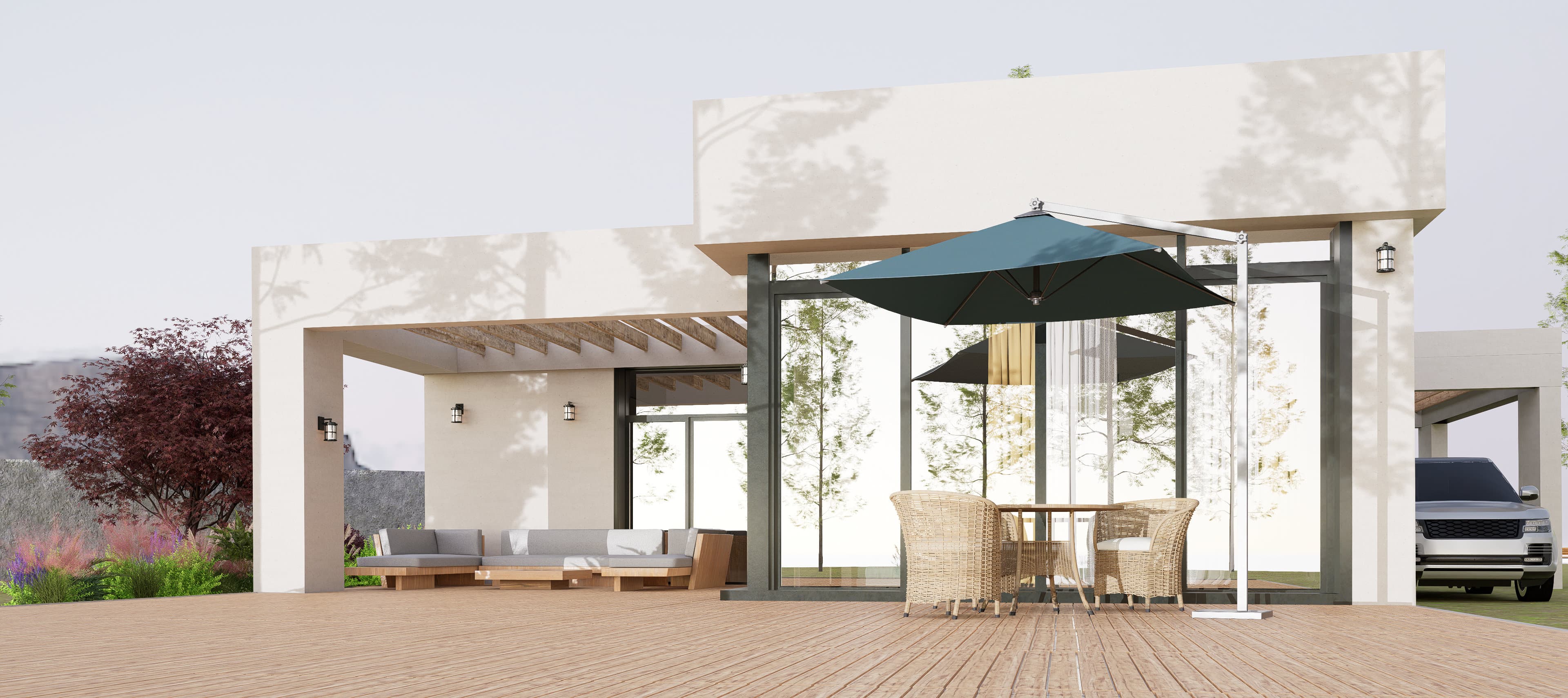 Privatimmobilie Außenvisualisierung