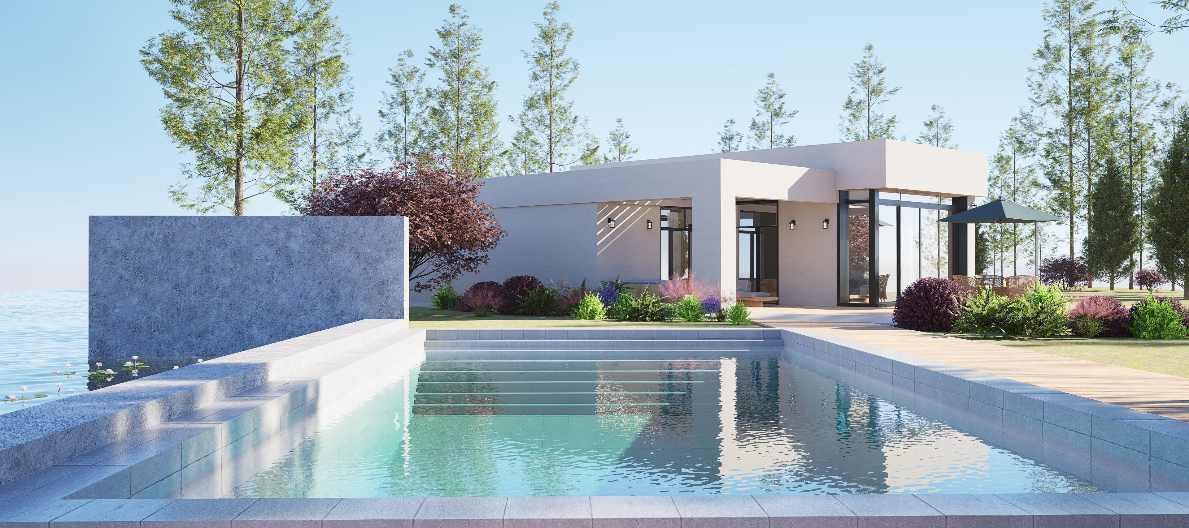 Privatimmobilie Außenvisualisierung