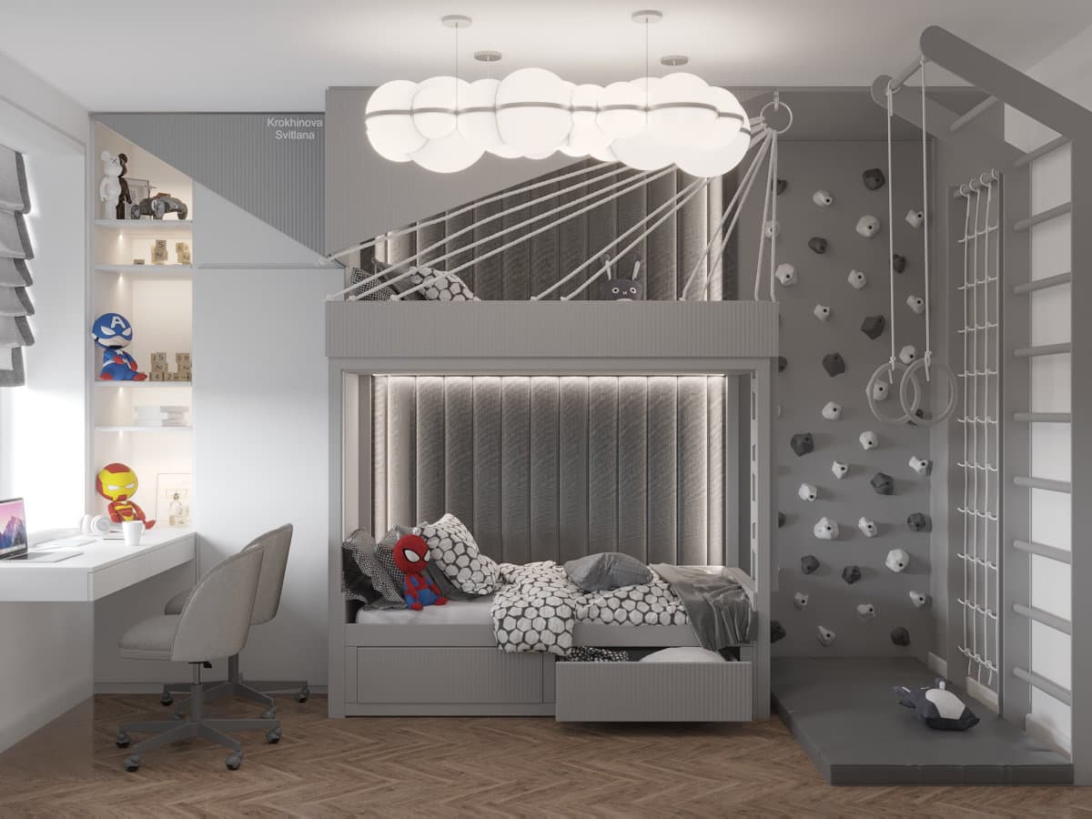 Kinderzimmer Visualisierung - Interieur Design